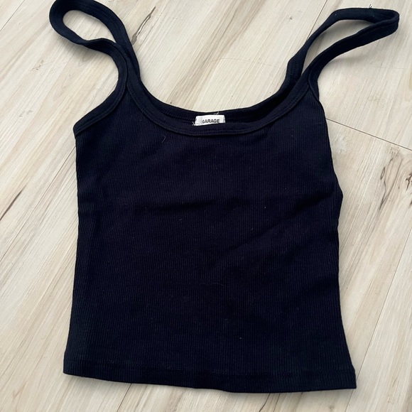 Garage Classic Black Tank Top - Picture 1 of 3